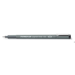 Pisak z atramentem pigmentowym, 0,3 mm, czarny, Staedtler S 308 03-9