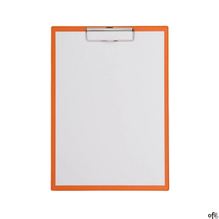 Podkładka Maul A4 z klipsem, powłoka plastikowa, pomarańczowa (23352/43 ML)