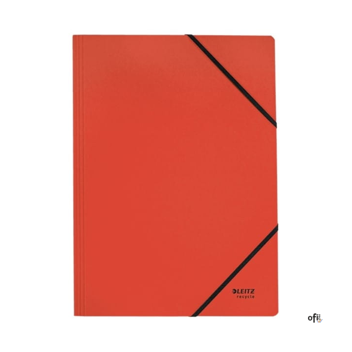 Teczka z gumką Leitz Recycle A4, czerwony 39080025