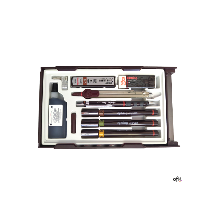 Zestaw Isograf COMBI Master 0.2/0.3/0.5 ROTRING, S0699430