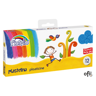 Plastelina, 12 kolorów FIORELLO 170-1432