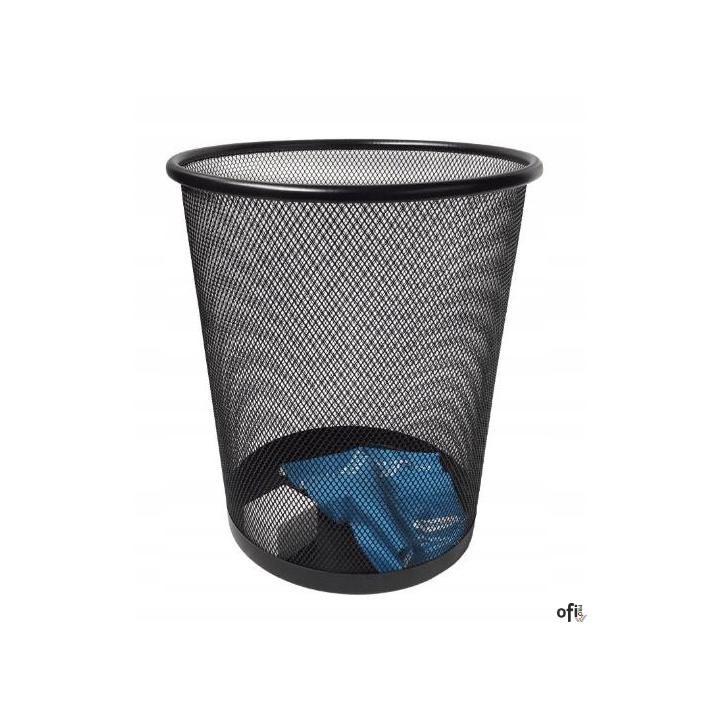 Kosz biurowy DOTTS 10L siatka czarny
