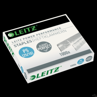 Zszywki Leitz galwanizowane, 25/10, 1000 szt., 55740000