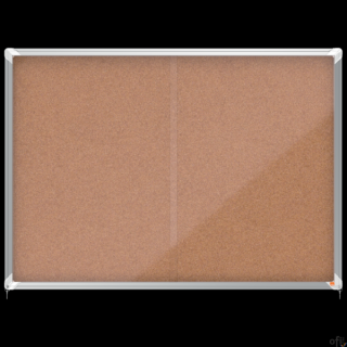 Gablota korkowa Nobo Premium Plus 18xA4 (drzwiczki przesówne) 1902575
