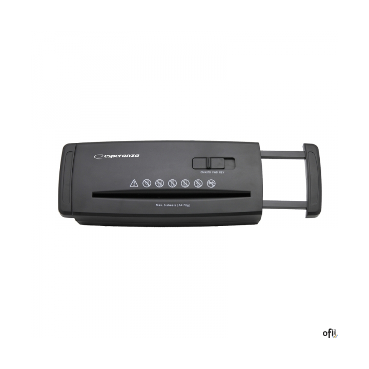 Niszczarka do papieru BLADE bez kosza (do 5 arkuszy 80g) EN104 ESPERANZA