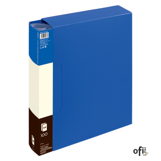Teczka ofertowa 9010A, niebieski, 100 koszulek GRAND 120-1206