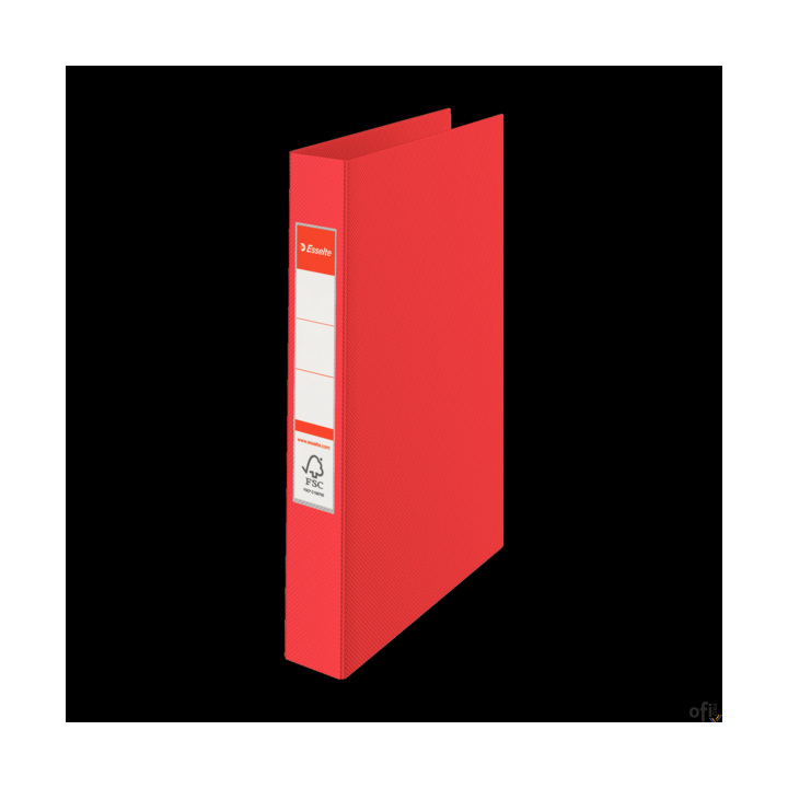 Segregator Esselte A4 z 4 kółkami, grzbiet 42 mm, czerwony, , 14459