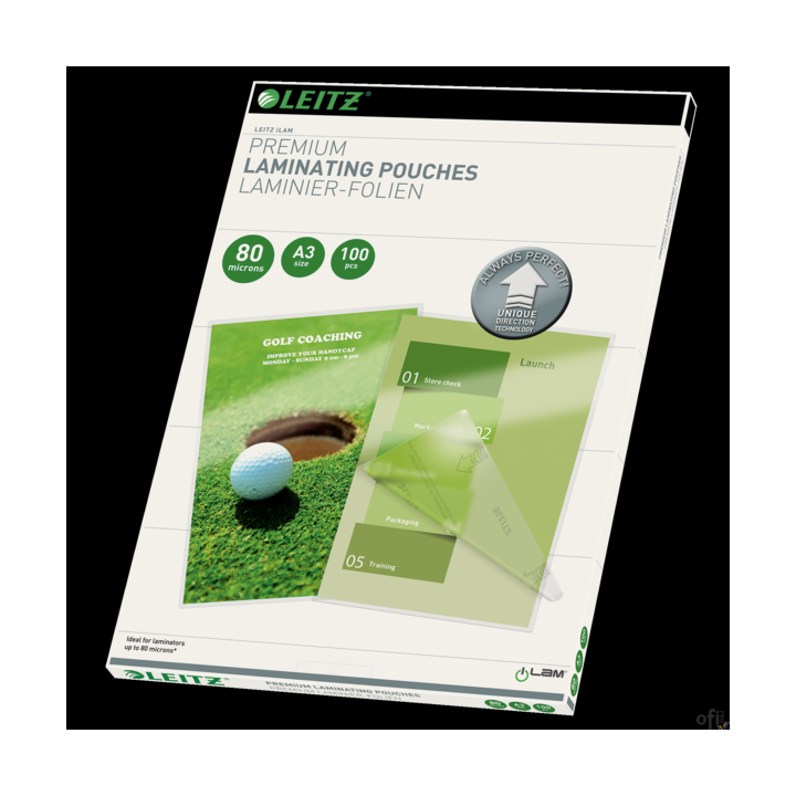 Folia do laminacji Leitz UDT A3 80 mic., 100 szt., 74850000