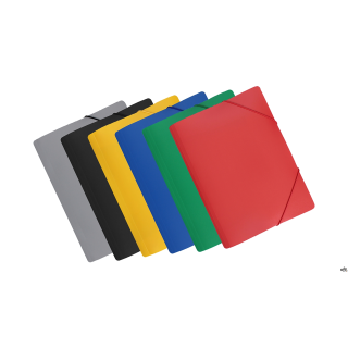 Teczka z gumką szeroka  niebieska TGS-01-03 BIURFOL