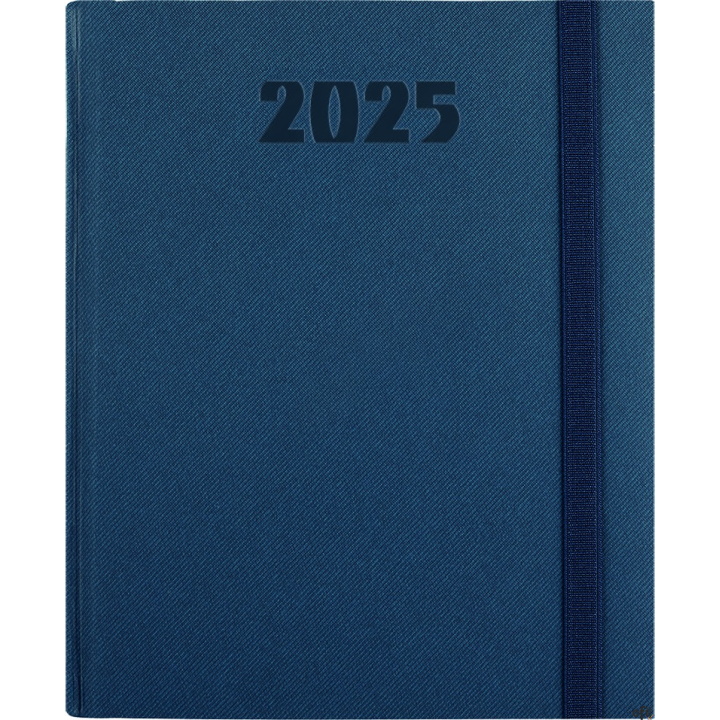 Kalendarz B-5 PLUS książkowy (U2), 05 - granat teksas / gumka 2025 TELEGRAPH