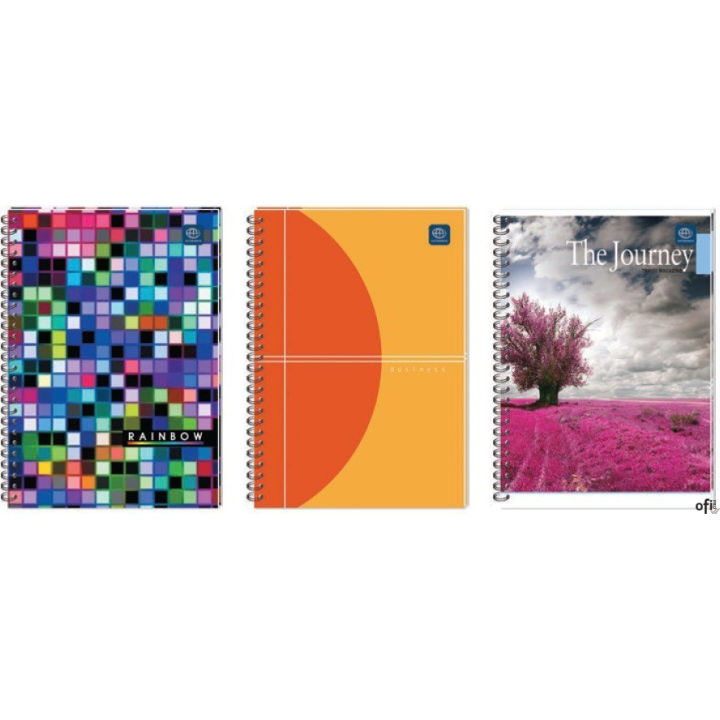 Kołonotatnik A4 100linia m.op. GARWOLIN 4 dziurki z perf.