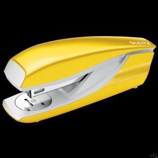 Zszywacz średni metalowy Leitz, żółty, 10 lat gwarancji, 30 kartek 55021016