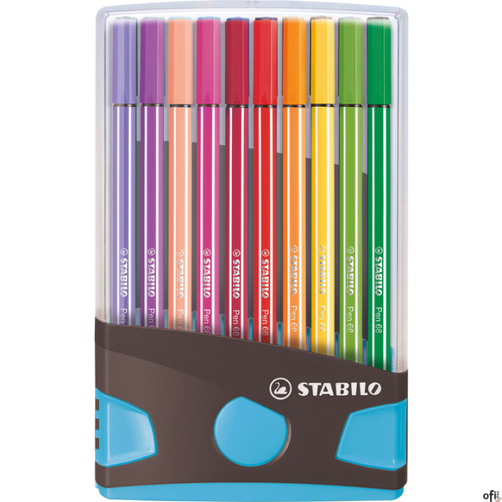 Flamastry PEN 68 COLOR PARADE 20k 6820-03-10, 6820-04-04  STABILO
