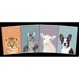 Zeszyt do słówek TOP ANIMAL A6 16K 70G kratka 400169484 Top 2000