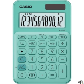 Kalkulator CASIO MS-20UC-GN BOX zielony