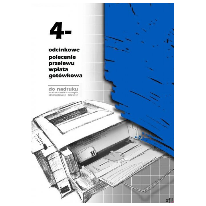 F-112-2 4-odcinkowe polecenie przelewu MICHALCZYK&PROKOP A4 100 kartek