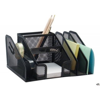 Przybornik wielofunkcyjny KF16573 siatka czarny 105x145x100