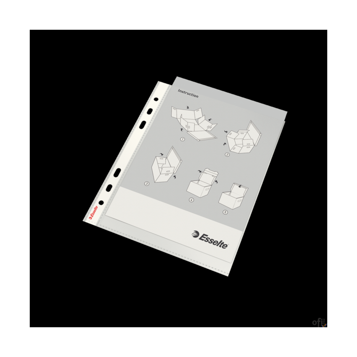 Koszulki groszkowe A5 Esselte, 65 mic., 100 szt., w kartonie, 23787