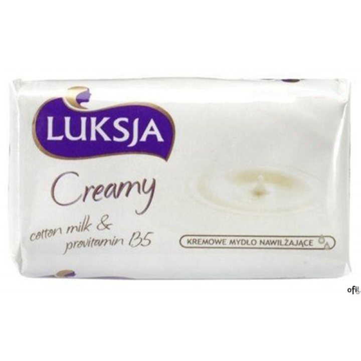 LUKSJA Mydło kostka 100g CREAMY COTTON&PROVITAMIN, 8797