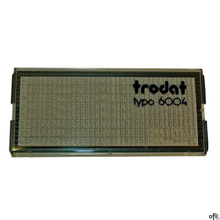 Zestaw czcionek 4mm 6004 POL TRODAT 3mm 6003 (X)