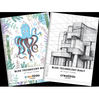 Blok techniczny Top 2000 Creatinio A3 10 kartek 170 g biały 400176668