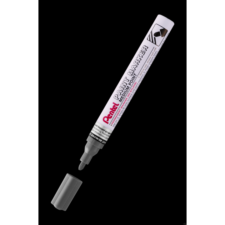 Marker olejowy Pentel średnia okrągła  końcówka,  MMP10-MA perłowy czarny SALE