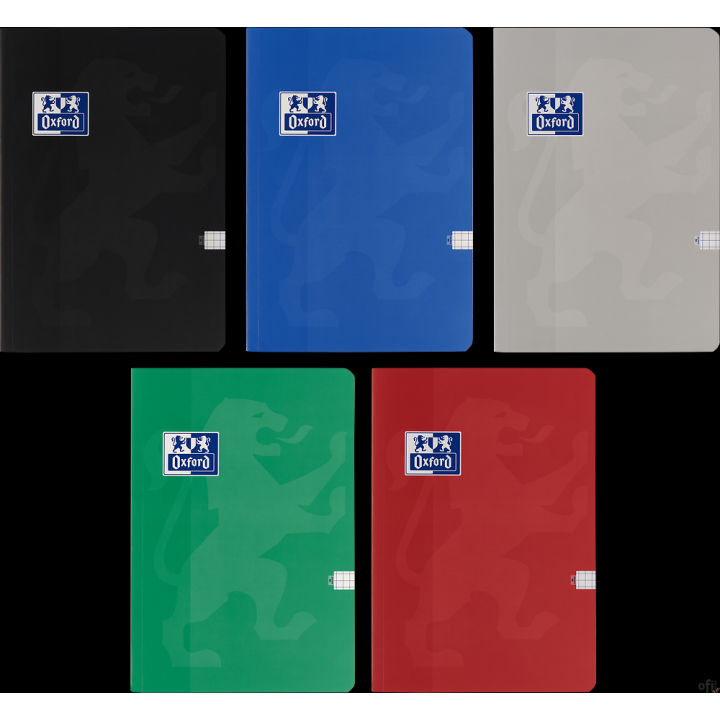 Brulion Oxford Esse szyty A5 96 kartek 90 g kratka 5x5 mm 400174967