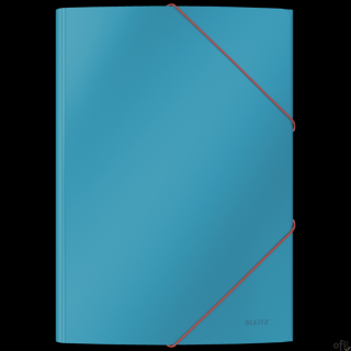 Teczka kartonowa z gumką Leitz Cosy, A4, niebieska 30020061