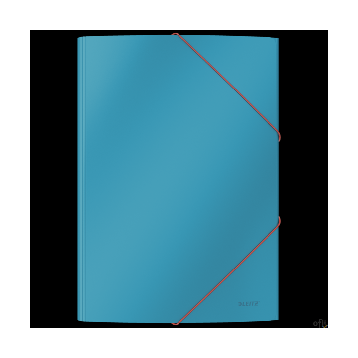 Teczka kartonowa z gumką Leitz Cosy, A4, niebieska 30020061