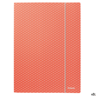 Teczka kartonowa z gumką Colour"Breeze, A4, koralowa 628494