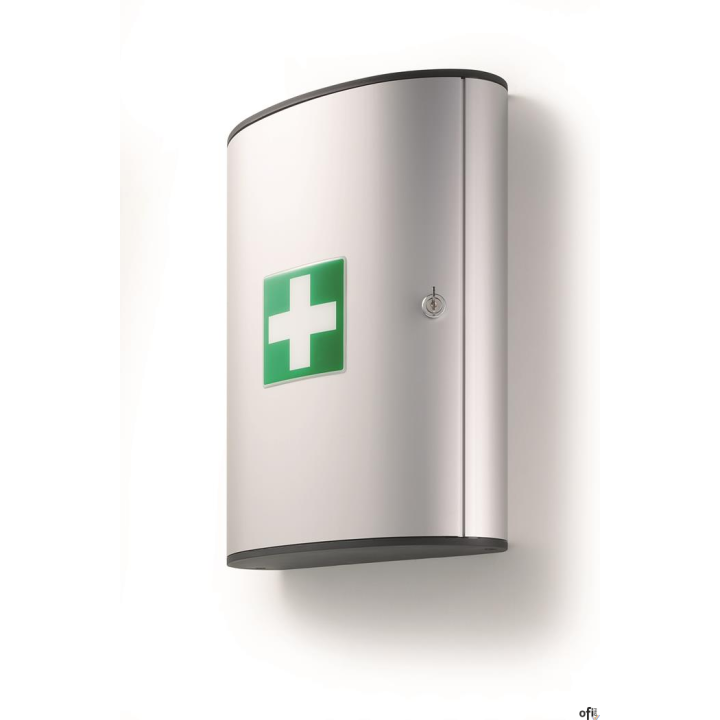 Apteczka z wyposażeniem duża srebrna FIRST AID SET L DURABLE 197423