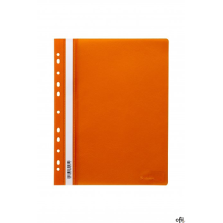 Skoroszyt wpinany PP DOTTS (20) pomarańcz wzmocniony polipropylenowy SPP-DOT-02-08
