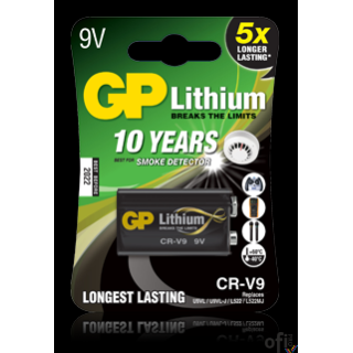 Bateria litowa GP 9V / U9VL 9.0V GPPVLCRV9009