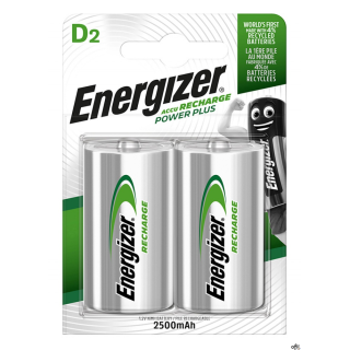 Bateria akumulatorek ENERGIZER HR20 (2szt.) POWER PLUS D 1.2V 2500mAh