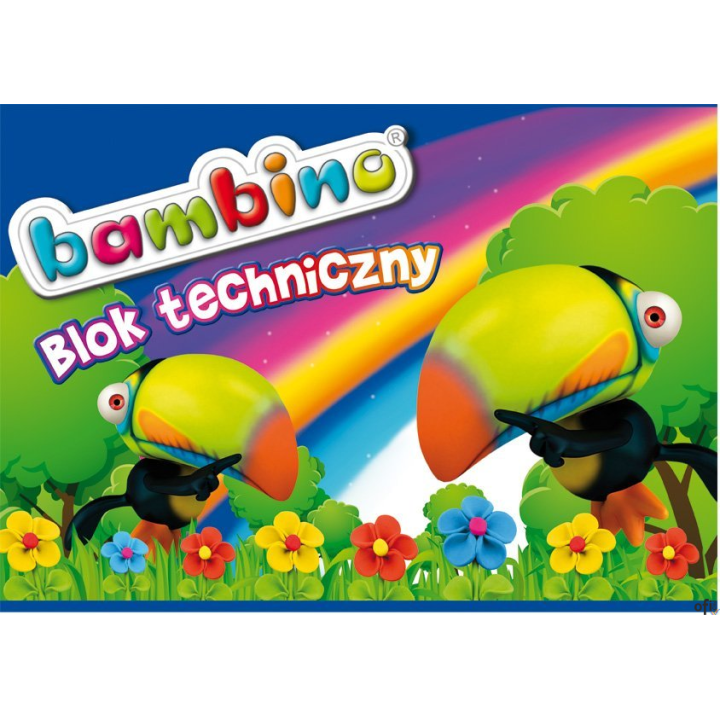 Blok techniczny BAMBINO A4 10kar.UNIPAP