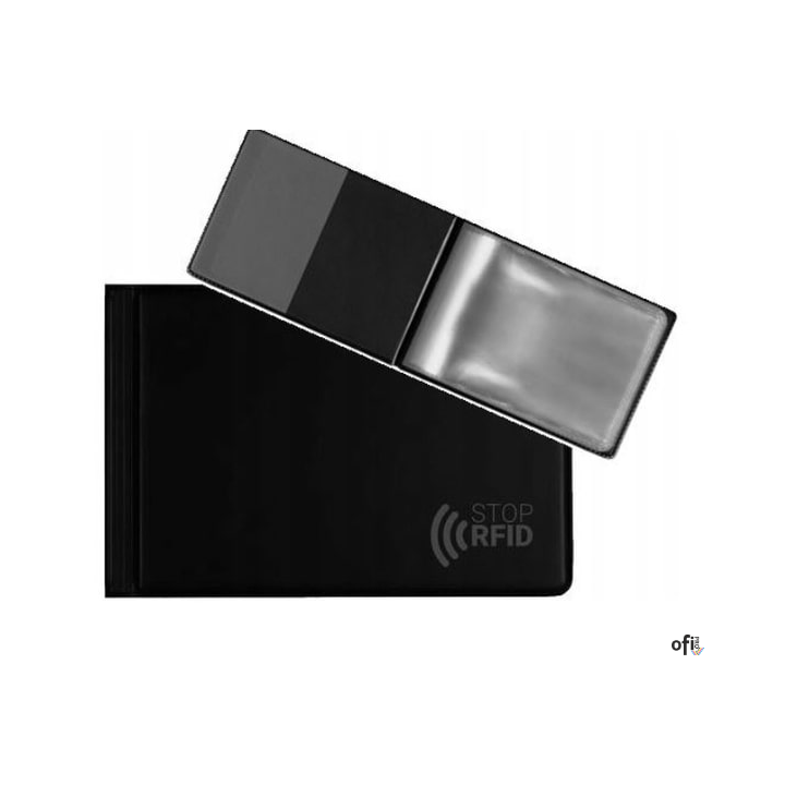 Etui na dokumenty z zabez. RFID CZARNE ET-20-07 BIURFOL
