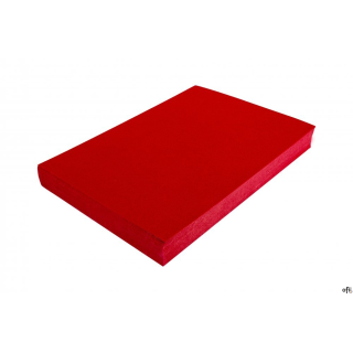 Karton DELTA skóropodobny czerwony A4 DOTTS 100 szt. okładki do bindowania