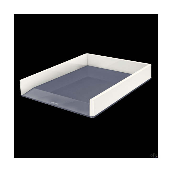 Półka na dokumenty LEITZ WOW dwukolorowa biała 53611001