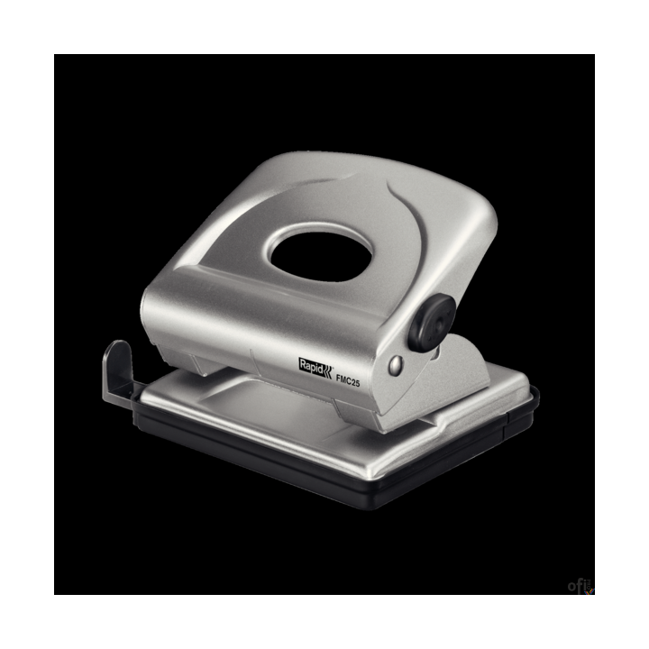 Dziurkacz metalowy FMC25 RAPID srebrny 30 kartek 21835502