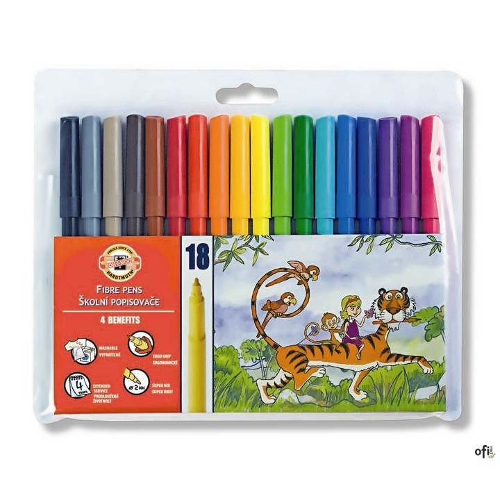 Flamastry 18kol.771002/AH04 KOH-I-NOOR