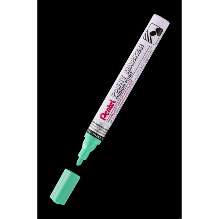 Marker olejowy Pentel średnia okrągła  końcówka,  MMP10-MD perłowy zielony SALE