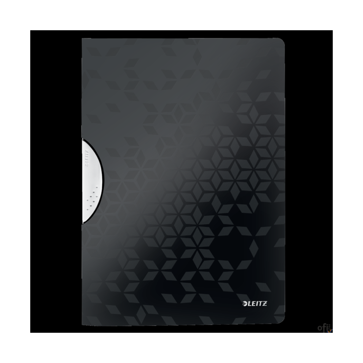 Skoroszyt z klipsem Leitz WOW, czarny 41850095