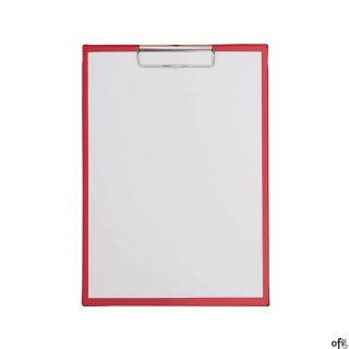 Podkładka Maul A4 z klipsem, powłoka plastikowa, czerwona (23352/25 ML)