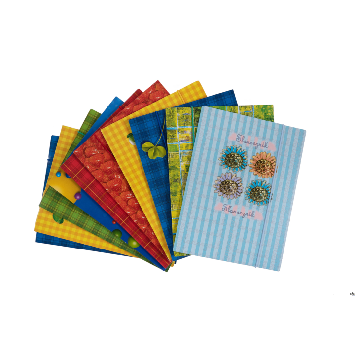 Teczka szkolna z gumką A5 (10 sztuk) KRESKA