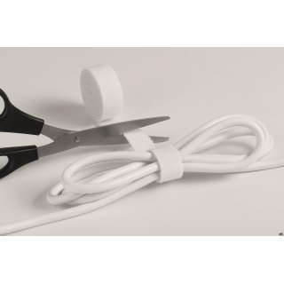 Taśma rzep do spinania kabli 1m*20mm biała  503202 CAVOLINE GRIP DURABLE