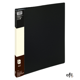 Teczka ofertowa 9004A, czarny, 40 koszulek GRAND 120-1197
