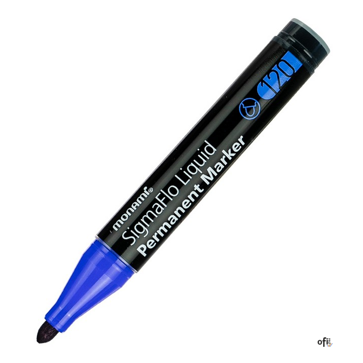 Marker permanentny SigmaFlo B 120 niebieski 160-2447 MonAmi