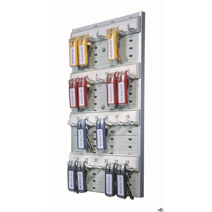 KEY BOARD 24, tablica na 24 klucze Szary 1956 10 DURABLE