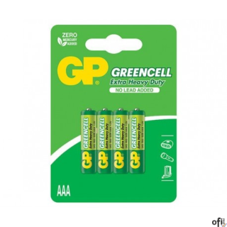 Bateria GREENCELL 24G-U4 1,5V (4) R03 chlorkowo-cynkowa GP (AAA)