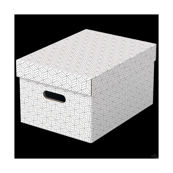 Pudełka domowe do przechowywania, rozmiar M, 3 sztuki, białe Esselte 628282